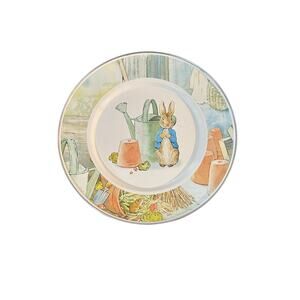 Peter & The Watering Can Enamelware Plate 9”